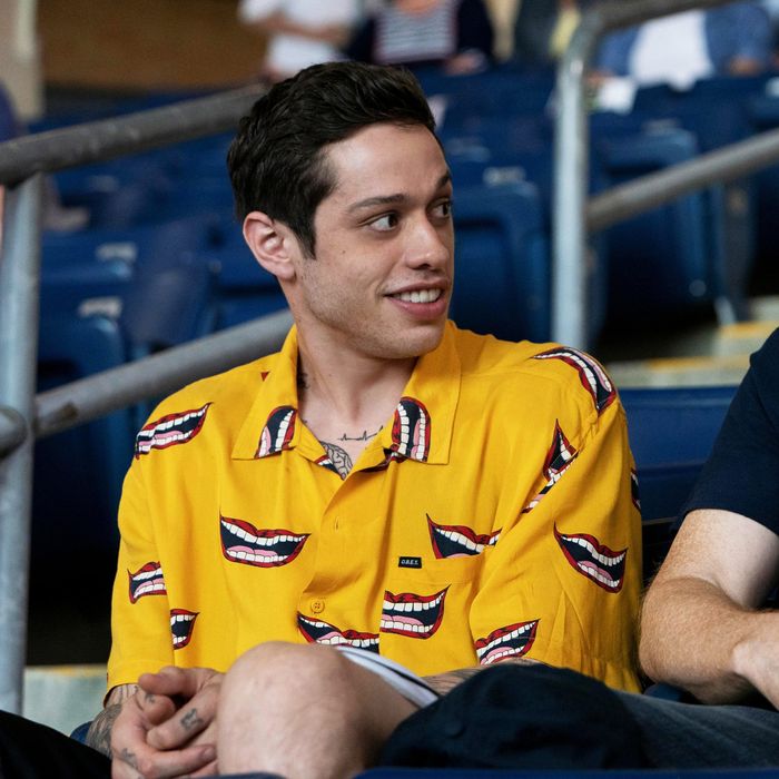 Pete Davidson and Bill Burr in The King of Staten Island