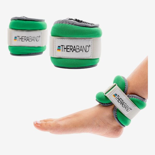 Theraband Comfort Fit Ankle & Wrist Cuff Wrap Weight Set, 1.5lbs