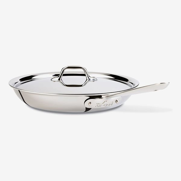 All-Clad Stainless 12-Inch Fry Pan With Lid