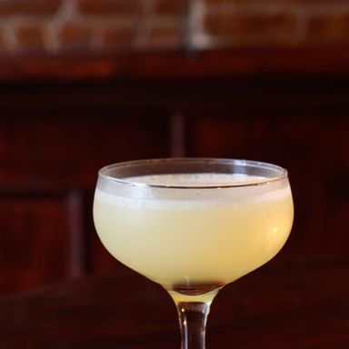 Rum, cynar, ginger, lime, club soda, Peychaud's bitters