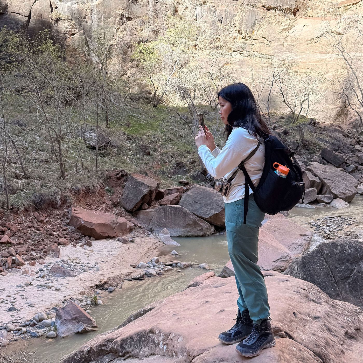 I Wore This $40 Prada-ish Uniqlo Backpack All Over Utah | The