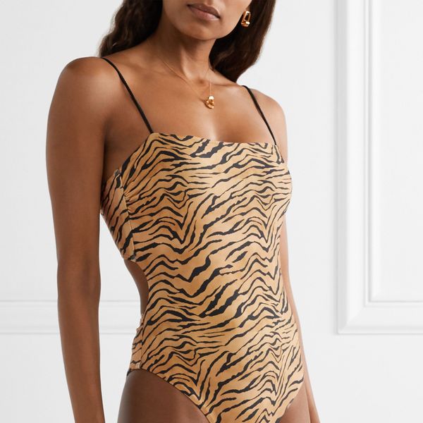 Vix Suri Tiger-Print Swimsuit