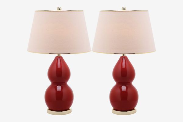Safavieh Jill Double-Gourd Ceramic Lamp Set