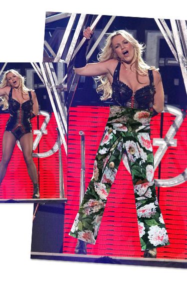 Britney shows off the Monet for Target collection.