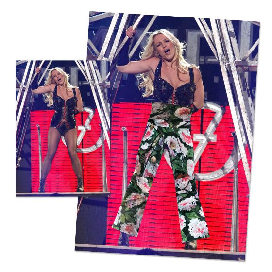 Britney shows off the Monet for Target collection.