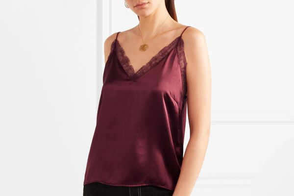 Anine Bing Lace Trimmed Camisole