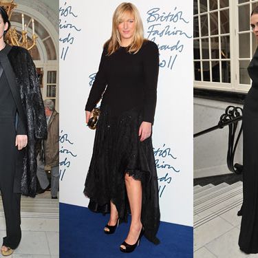 Stella Tennant; Sarah Burton; Victoria Beckham