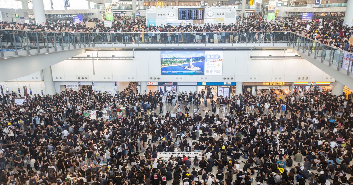 Protests Cause Shutdown at Hong Kong Airport