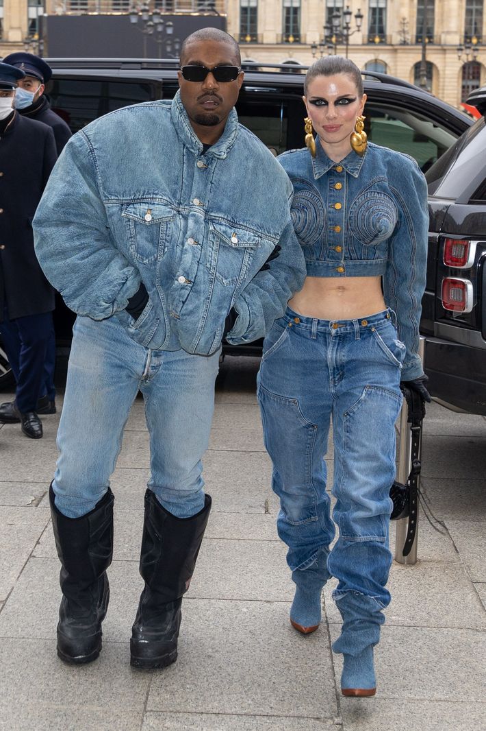Julia Fox & Kanye West Made Their Red-Carpet Debut in Style