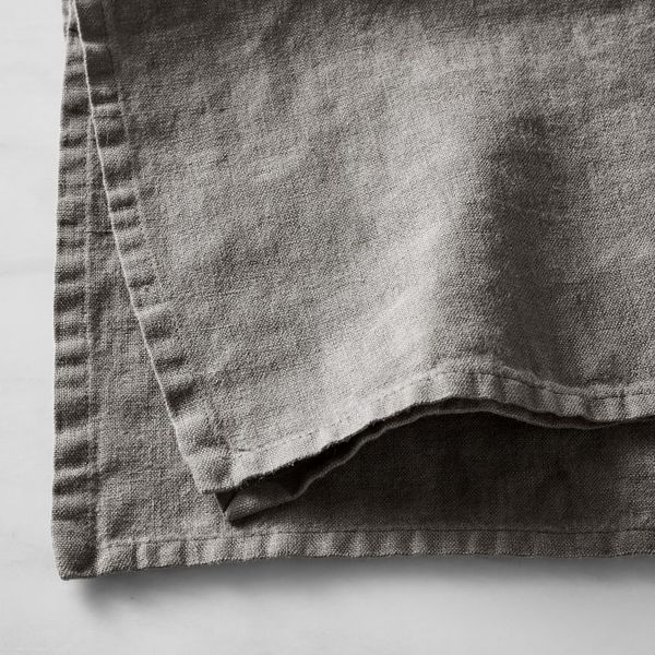 Williams Sonoma Italian Washed Linen Napkins (Charcoal, Set of 4)