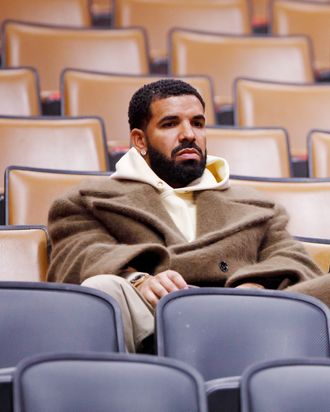 Drake's Coat Lets Everyone Know Who Brought The Party