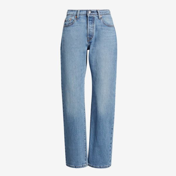 Levi's 501 High Waist Straight Leg Jeans - Curve