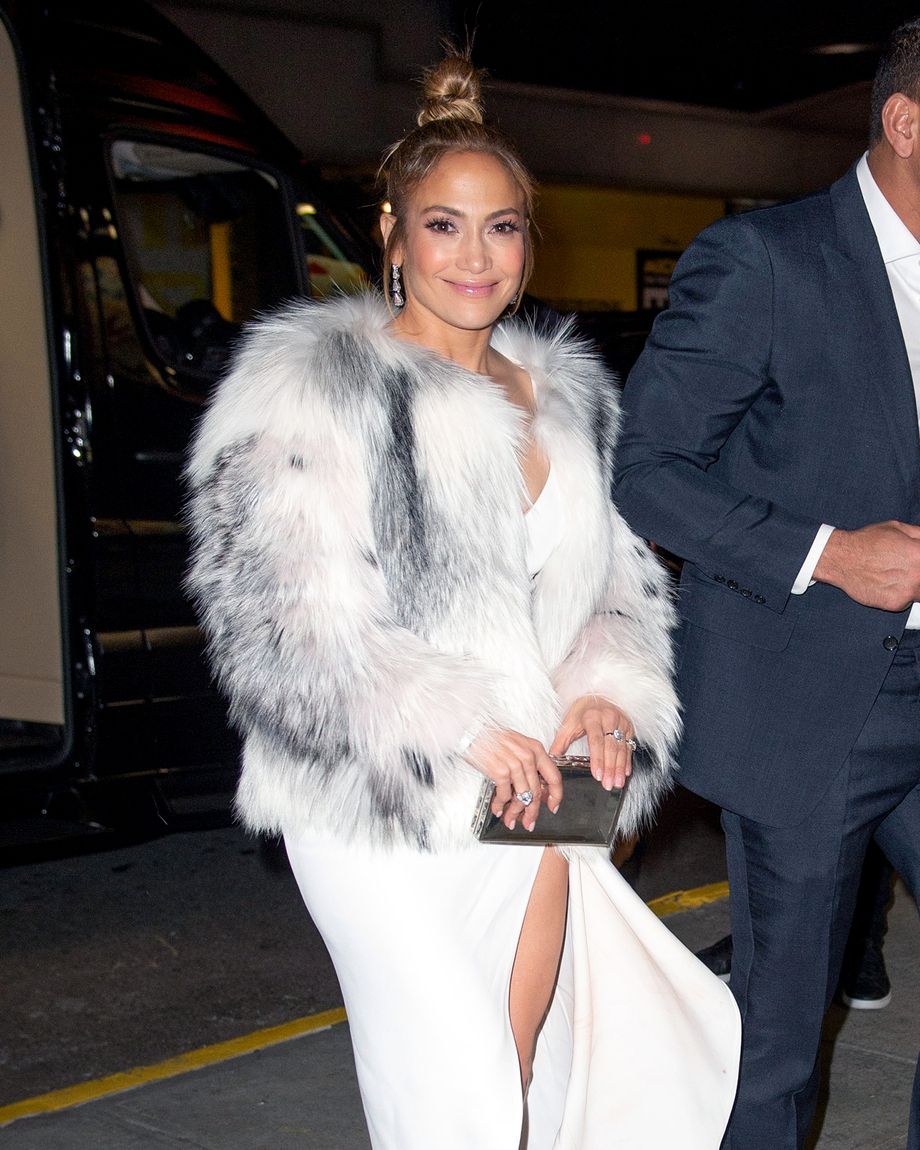 jlo fur coat