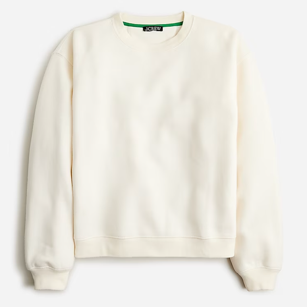 J.Crew Heritage Fleece Cropped Sweatshirt