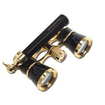 Met Opera Black Lorgnette Opera Glasses