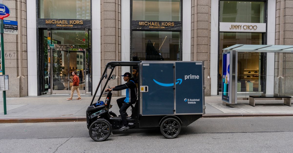 The Amazon Bike-Truck Has Been an Adjustment