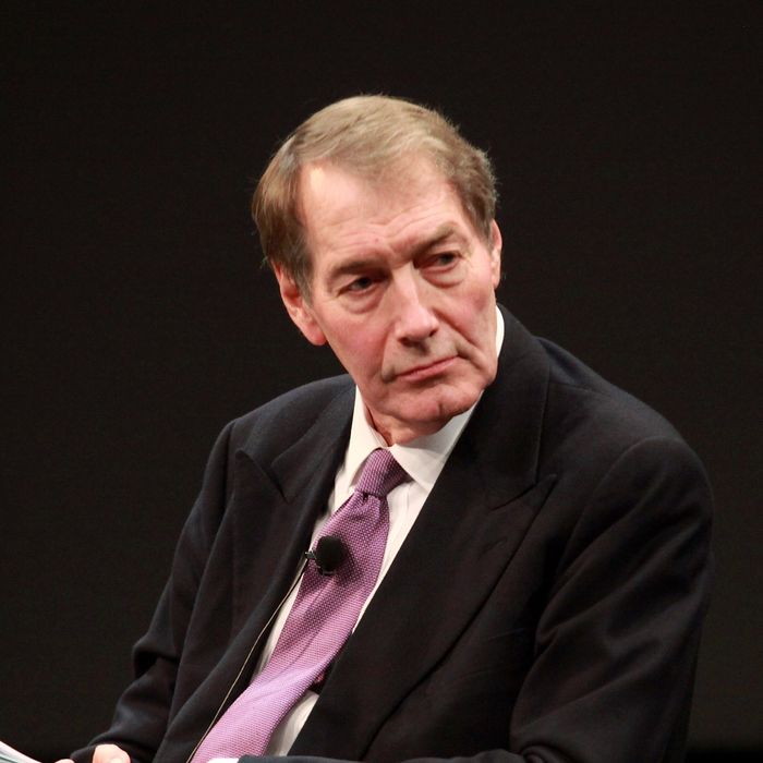 NEW YORK, NY - APRIL 27: Executive editor/anchor Charlie Rose speaks during Tribeca Talks Industry: The Business Of Entertainment - At The 2011 Tribeca Film Festival at SVA Theater on April 27, 2011 in New York City. (Photo by Astrid Stawiarz/Getty Images) *** Local Caption *** Charlie Rose;