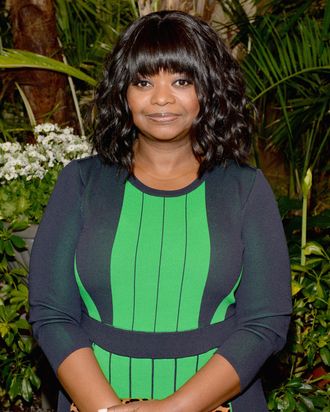 BEVERLY HILLS, CA - JANUARY 10: Actress Octavia Spencer attends the 14th annual AFI Awards Luncheon at the Four Seasons Hotel Beverly Hills on January 10, 2014 in Beverly Hills, California. (Photo by Alberto E. Rodriguez/Getty Images for AFI)