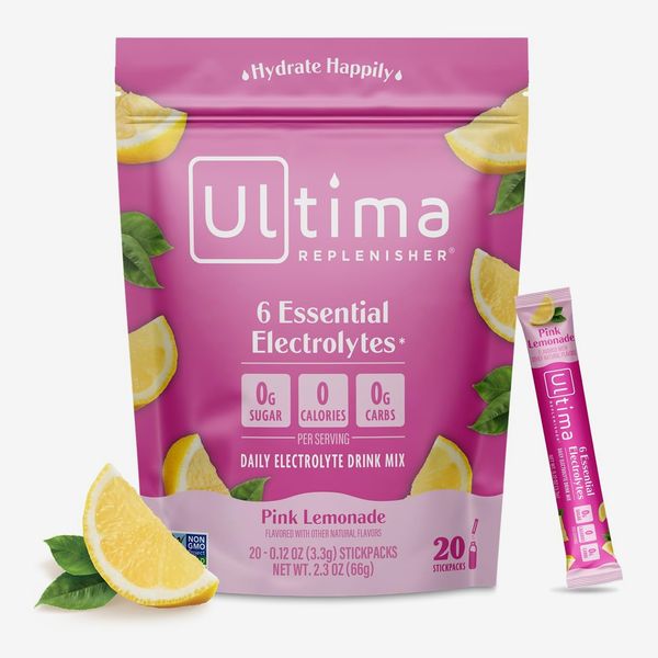 Ultima Replenisher Daily Electrolyte Powder Drink Mix – Pink Lemonade