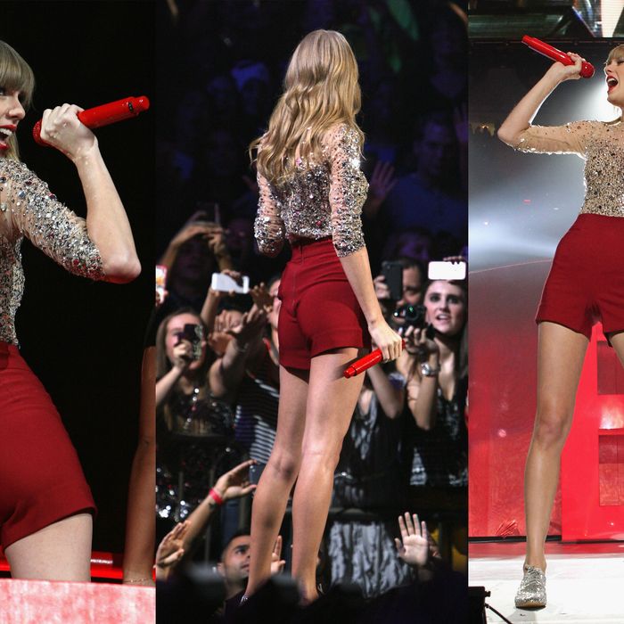 taylor swift red tour red shorts