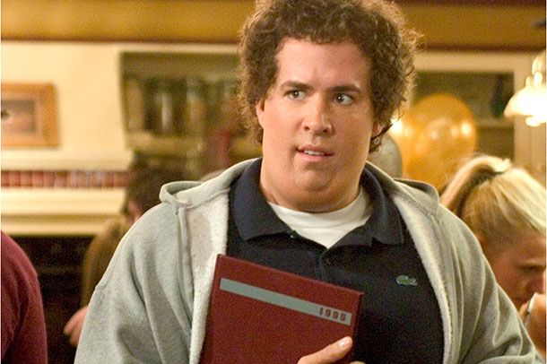 Materials: The future sexiest man alive had the same old silicone jowls as the fake fatties who came before him. But rather than have stuffing packed around his body, Reynolds was inflated with an inflatable fat suit.
&nbsp;
What Reynolds said: “Feels strange. Definitely feels strange. We’ll see how some of the girls react.”
&nbsp;
What Vulture says: The body and cheeks and neck look perfectly realistic, but building up everything on Reynold’s face except for the chin leaves him looking … like he’s wearing a fat suit.
&nbsp;
What our weight guesser says: 267