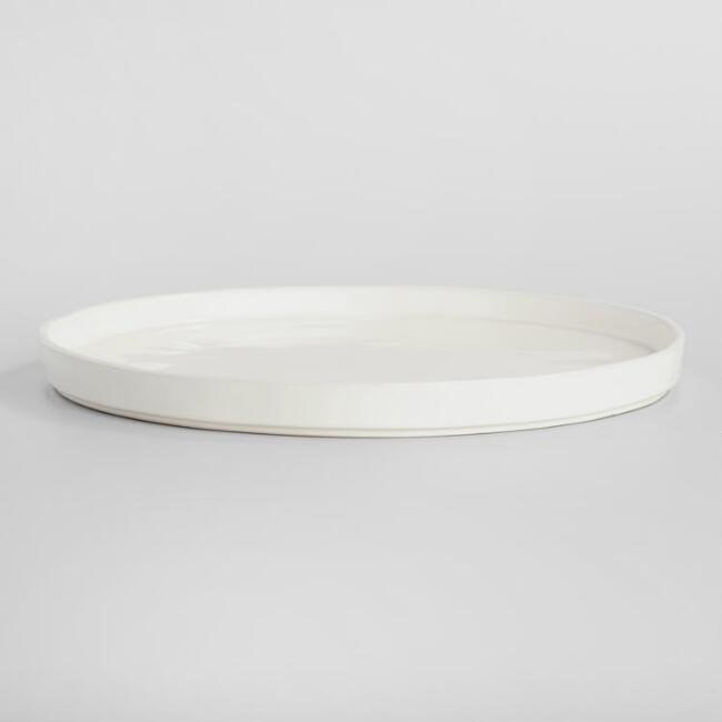 Ceramic Plates And Tableware, Round Dinner Plates With Lip