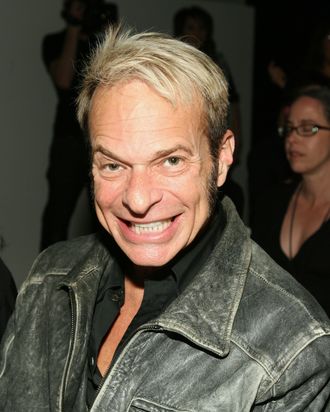 CULVER CITY, CA - MARCH 11: Musician David Lee Roth poses in the front row at the Maggie Barry for Xubaz Fall 2008 fashion show during Mercedes-Benz Fashion Week held at Smashbox Studios on March 11, 2008 in Culver City, California. (Photo by Jesse Grant/Getty Images for IMG)