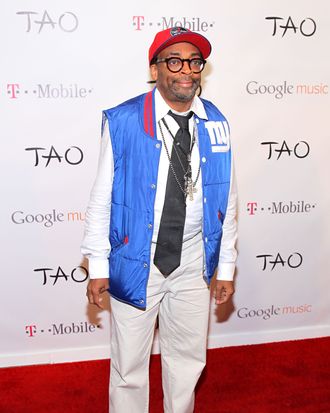 PARK CITY, UT - JANUARY 22: Filmmaker Spike Lee attends the T-Mobile Presents Google Music at TAO, a nightlife event at the 2012 Sundance Film Festival on January 22, 2012 in Park City, Utah. (Photo by Neilson Barnard/Getty Images for T-Mobile)