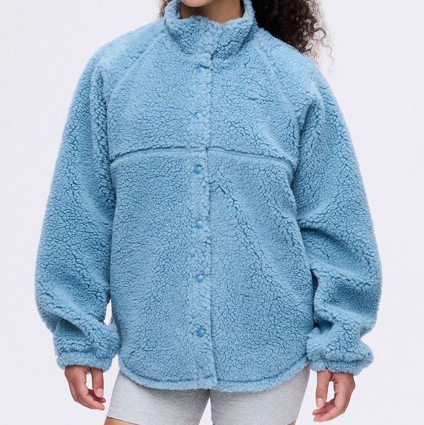 Outdoor Voices Candy Fleece Snap Jacket