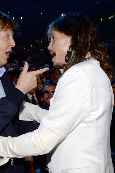 Steven Tyler and Paul McCartney actually share a two-bedroom in Malibu, and this is how they greet each other every morning.