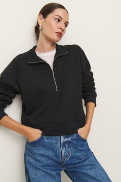 Reformation Marla Zip Sweatshirt