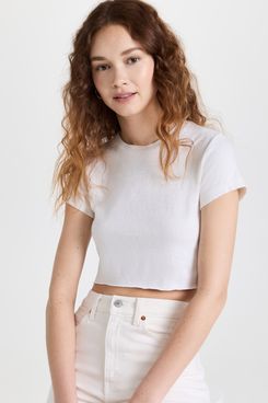 RE/DONE Cropped 60s Slim Tee