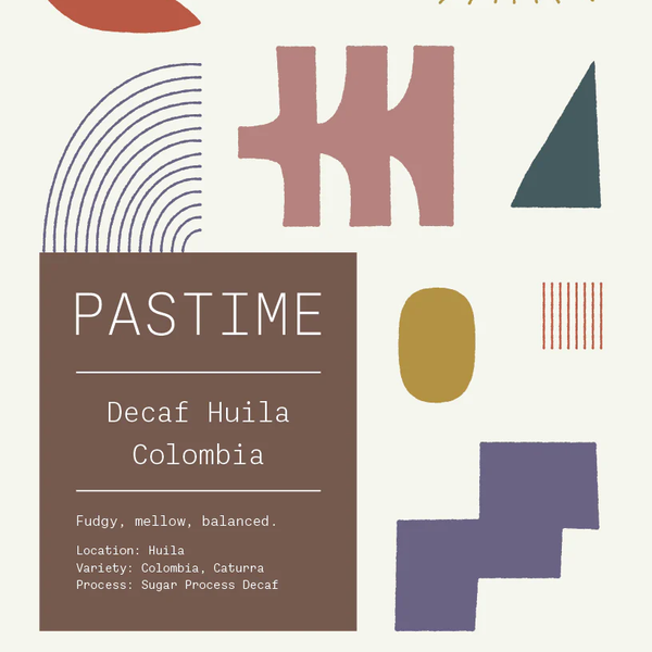 Pastime Coffee Decaf Huila