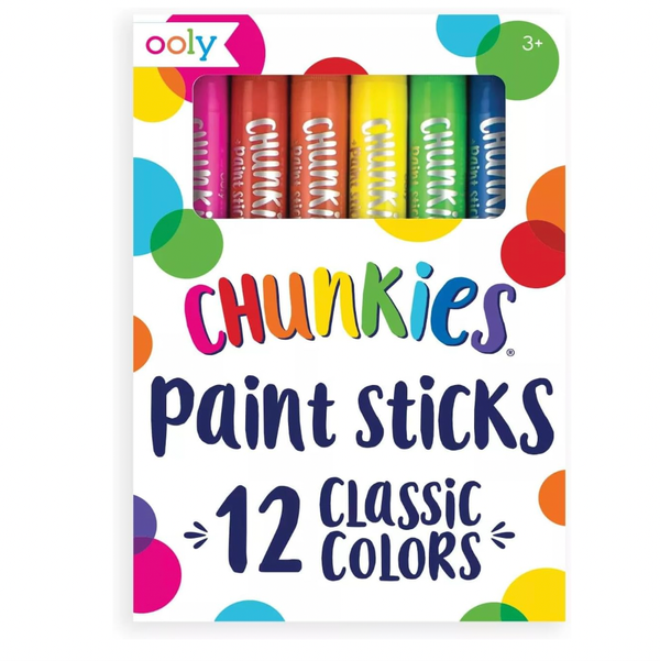 Ooly Chunkies Quick Drying Tempera Paint Sticks for Kids