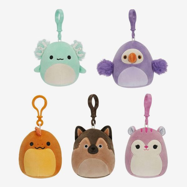 Squishmallows Original 3.5-Inch Clip-On Plush 5-Pack