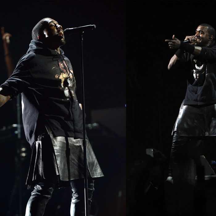 Kanye West's Givenchy Skirt: Zooming In