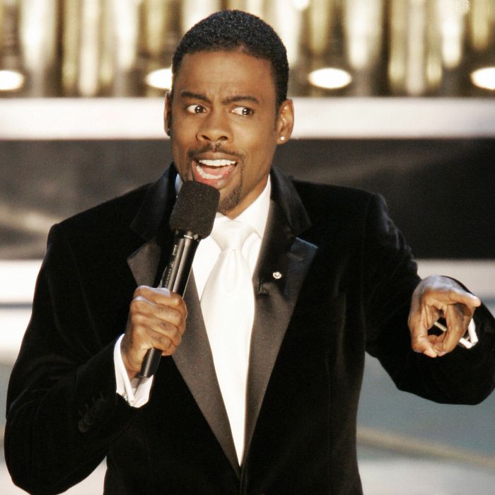 Comedian Chris Rock opens the 77th Acade