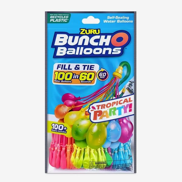 Bunch O Balloons Tropical Party Rapid-Filling Self-Sealing Water Balloons