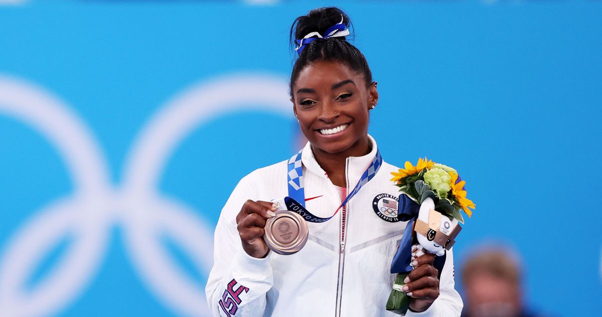 2021 Olympics: Simone Biles Wins Bronze in the Beam Finals