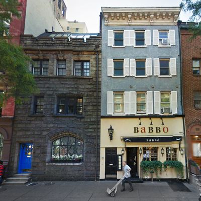 Nurretin Akgul's brownstone (on the left) allegedly offers unparalleled Babbo smells.