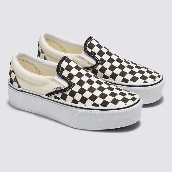 Vans Classic Slip-On Checkerboard Stackform Shoe