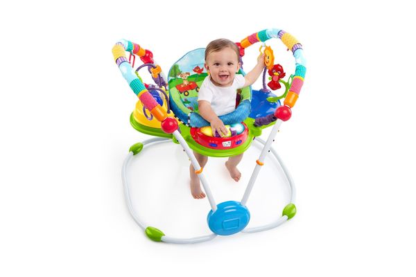 Creative Baby Bouncy Seat Safari Jumper Exerciser Safe Play Toy Bouncer 
