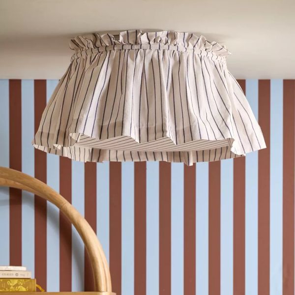 Urban Outfitters Dakota Gathered Fabric Flush Mount Conversion Kit