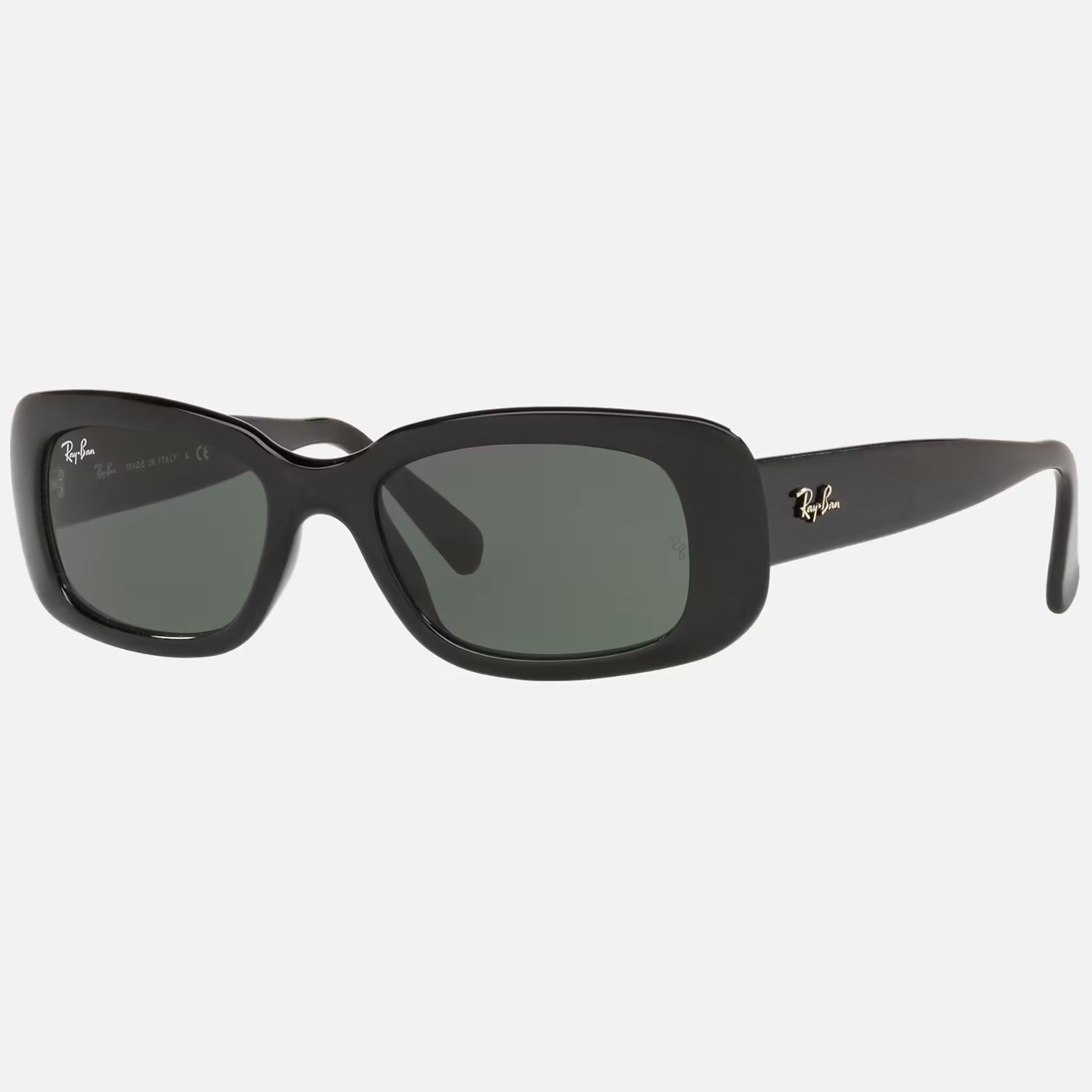 Gucci Rectangular Frame Sunglasses - Black/Solid Grey, One Size by Sneaker Politics