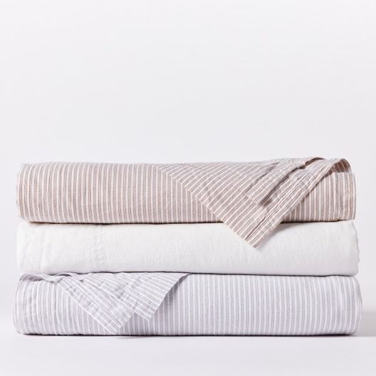 Coyuchi Climate Beneficial Cotton Soft Washed Sheet Set