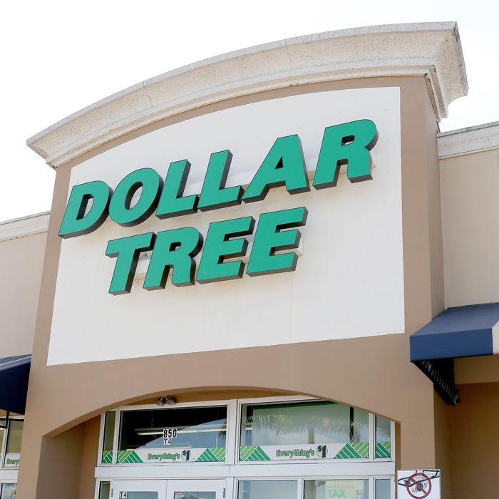 MIAMI, FL - JULY 28: A Dollar Tree store is seen on July 28, 2014 in Miami, Florida. Dollar Tree announced it will buy Family Dollar Stores for about $8.5 billion in cash and stock. (Photo by Joe Raedle/Getty Images)