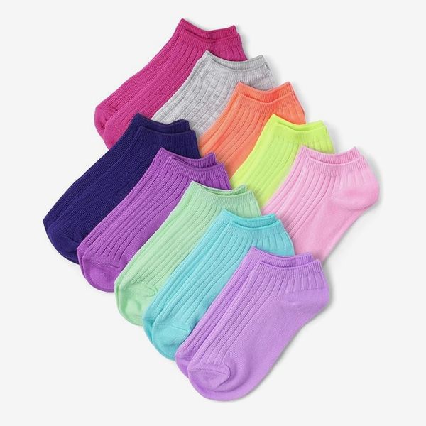 The Children's Place Girls' Ribbed Ankle Socks