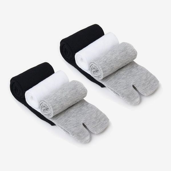 rosenice 3 Pairs of Elastic Cotton Tabi Toe Socks