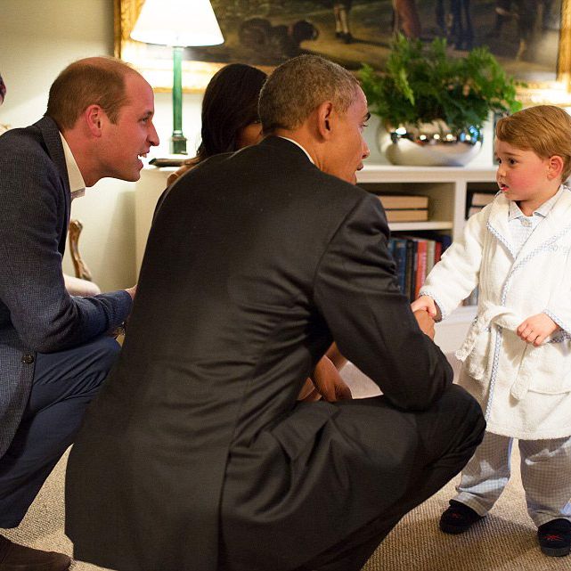 Buy the Robe Prince George Wore to Meet President Obama The