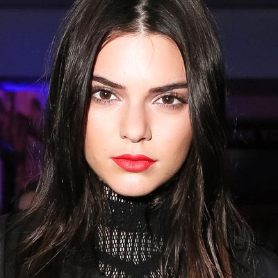 Kendall Jenner Made Her Dior Debut In Black Lipstick